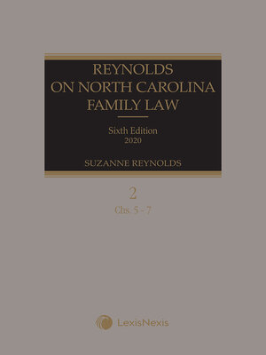 cover image of Reynolds on North Carolina Family Law
